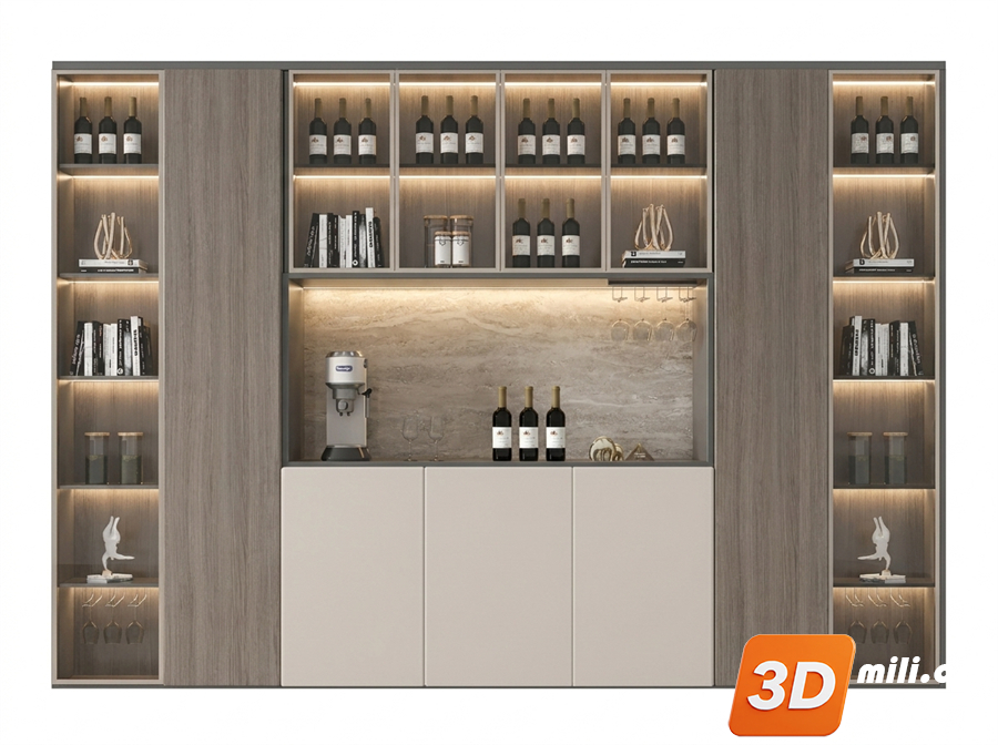 Wine cabinet Skp Files